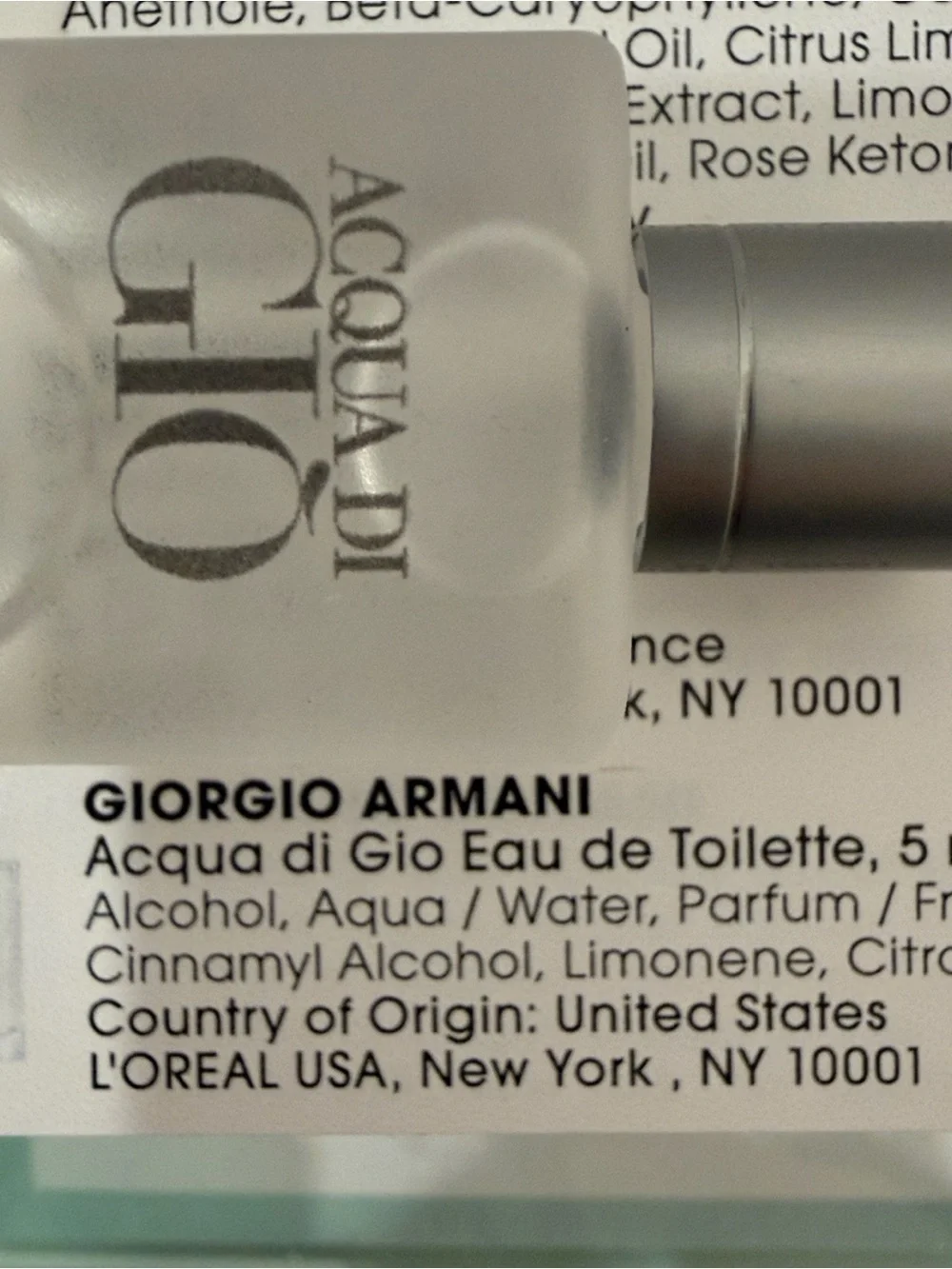 Giorgio Armani brandnew unboxed